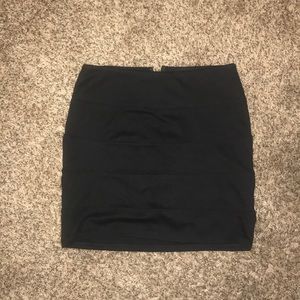 💰Black business mini skirt